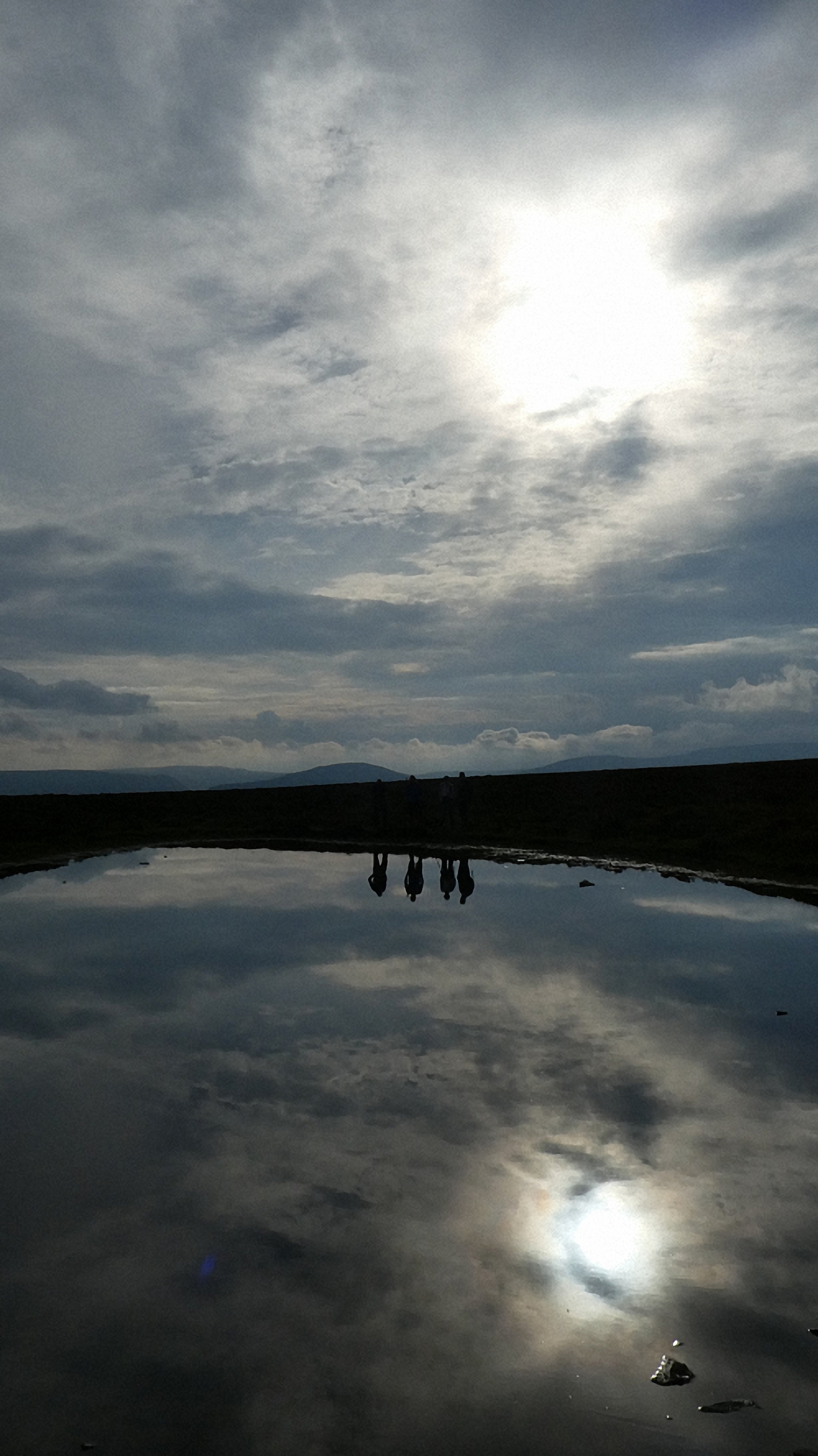 Atop Pen Tir late afternoon Friday, Photo by Mike Goodyer